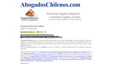 Desktop Screenshot of abogadoschilenos.com